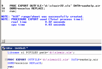 Libname sas exemple